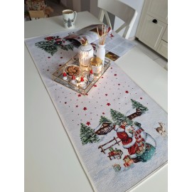 Bieżnik ze Świętym Mikołajem 40x100 cm V07